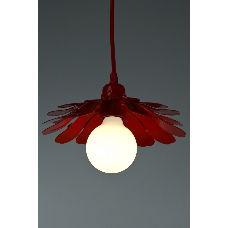 Bohemia-Design - Люстра на тросі 1xE27/60W/230V червона
