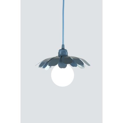 Bohemia-Design - Люстра на тросі 1xE27/60W/230V синя