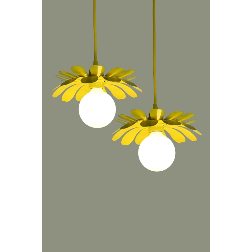 Bohemia-Design - Люстра на тросі 1xE27/60W/230V жовта