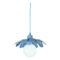 Bohemia-Design - Підвісна люстра на тросі 1xE27/60W/230V синя