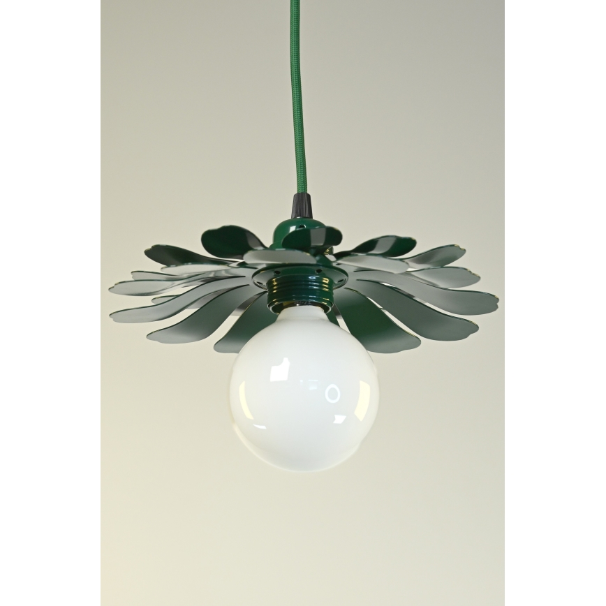Bohemia-Design - Підвісна люстра на тросі 1xE27/60W/230V зелена