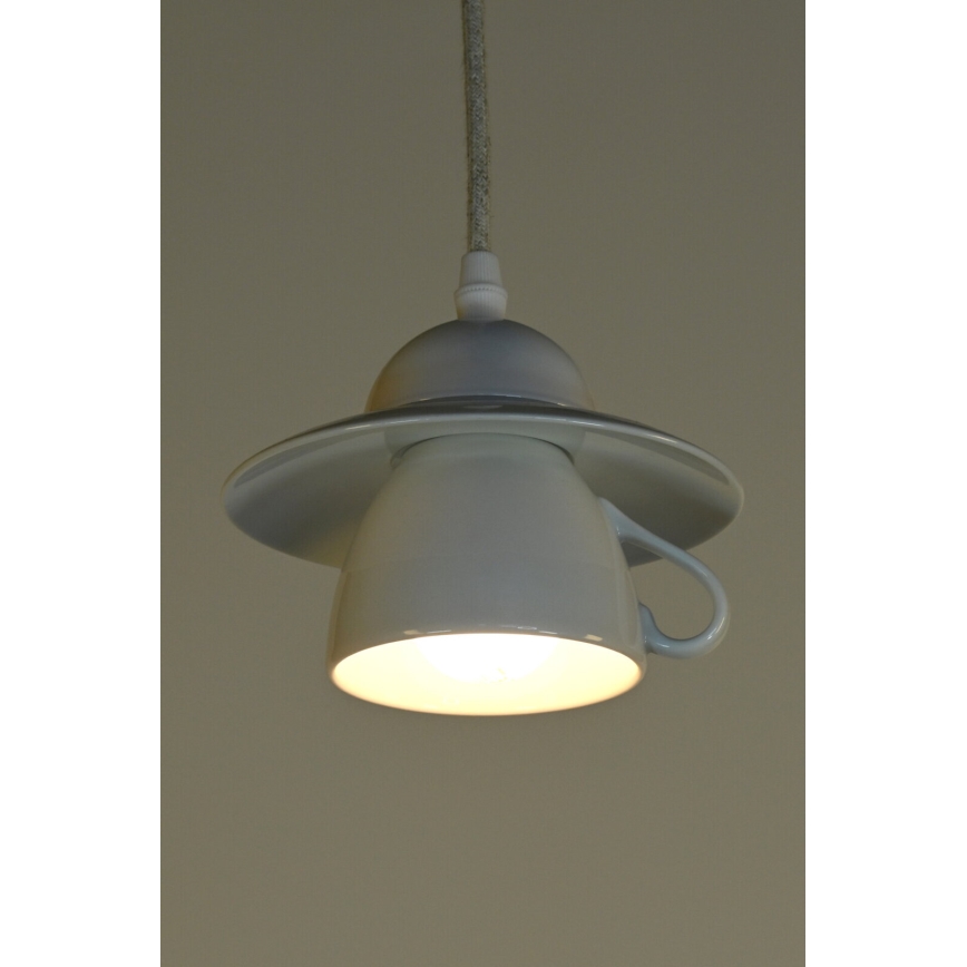 Bohemia-Design - Порцелянова підвісна люстра на тросі 1xE27/60W/230V