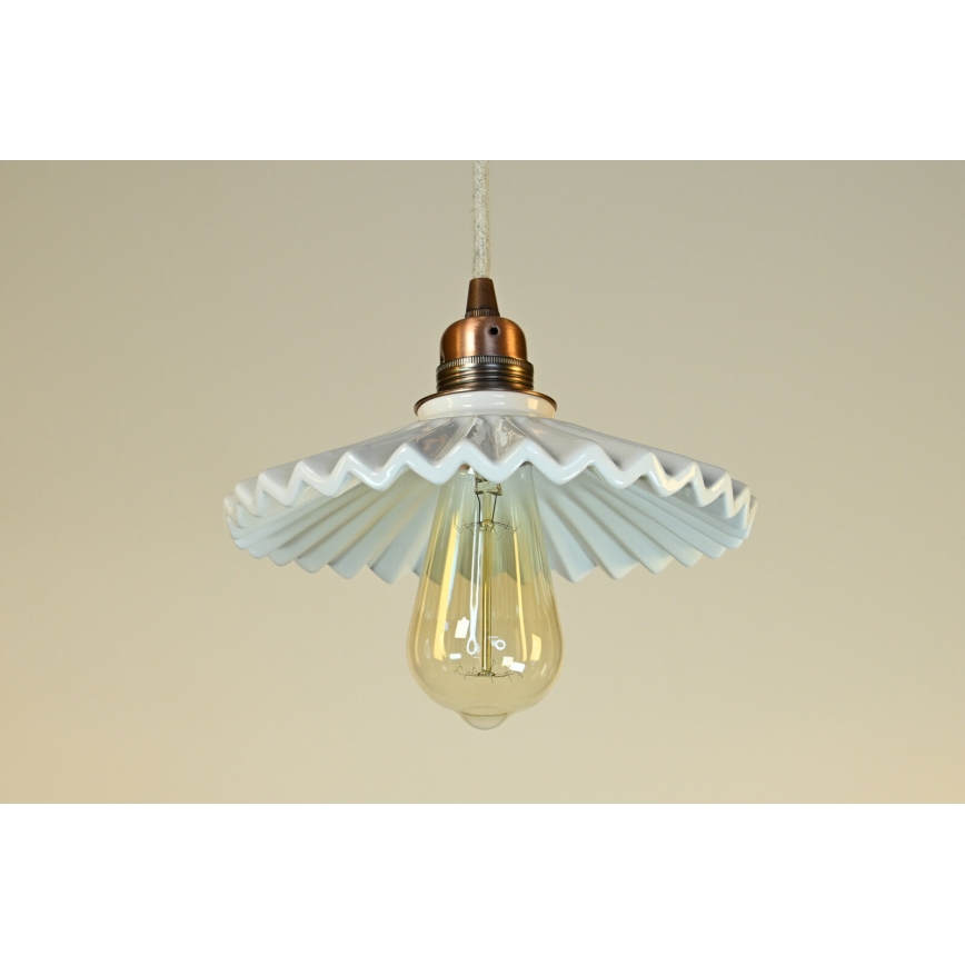 Bohemia-Design - Порцеляновий підвісний світильник на шнурі 1xE27/60W/230V