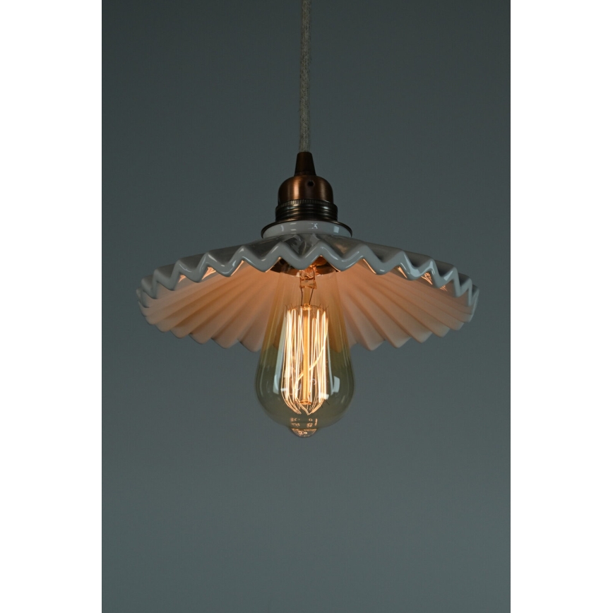 Bohemia-Design - Порцеляновий підвісний світильник на шнурі 1xE27/60W/230V