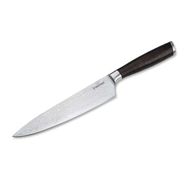 Böker - Дамаський кухонний шеф-ніж DAMAST 19,8 см дуб