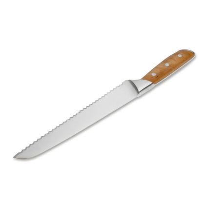 Böker - нож для хлеба FORGE WOOD, 22 см, ручка из клёна