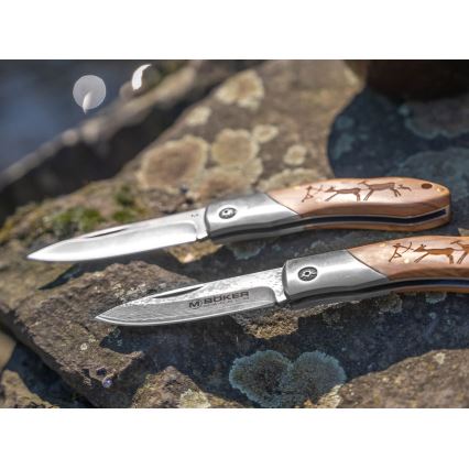 Böker - Карманный нож из дамасской стали Magnum Caveman 19,4 см
