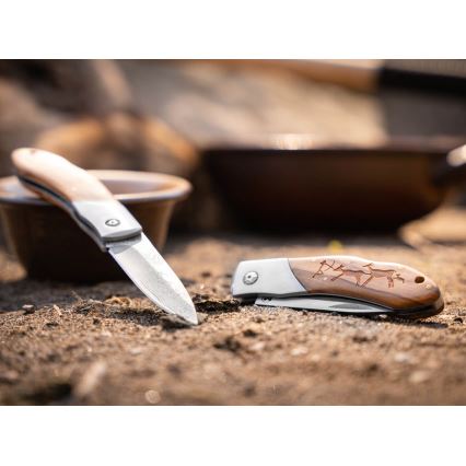 Böker - Карманный нож из дамасской стали Magnum Caveman 19,4 см