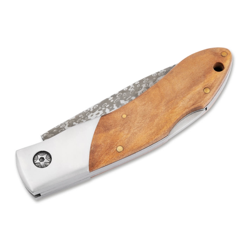 Böker - Карманный нож из дамасской стали Magnum Caveman 19,4 см