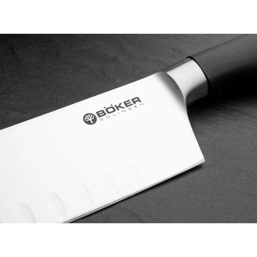 Böker - Кухонний ніж Santoku CORE PROFESSIONAL 16,5 см чорний