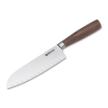 Böker - кухонный нож Santoku CORE, 16,5 cm, рукоять из орехового дерева