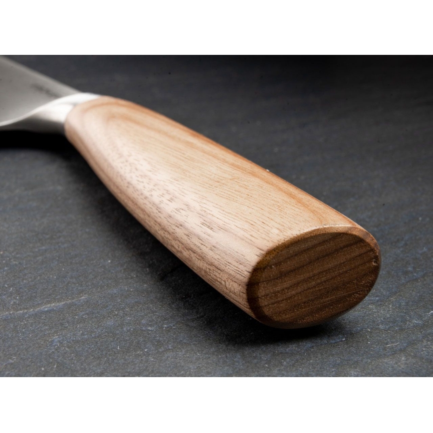 Böker - кухонный нож Santoku CORE, 16,5 cm, рукоять из орехового дерева