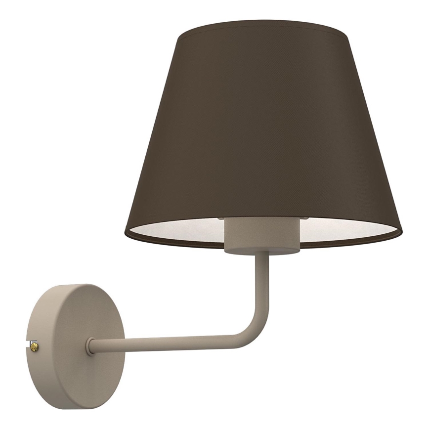 Бра ARDEN 1xE27/15W/230V бежевое/коричневое