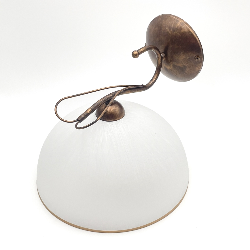 Бра COBRA 1xE27/60W/230V, бронза/патина