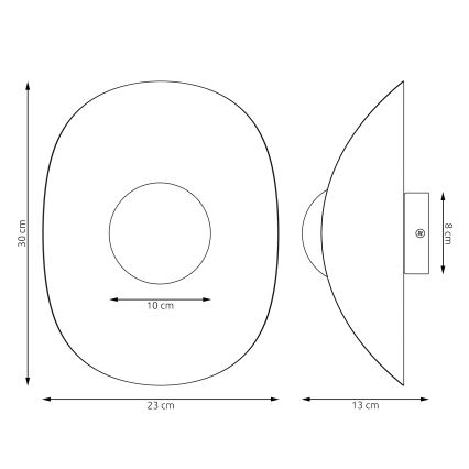 Бра FIERO 1xG9/8W/230V, бежевое