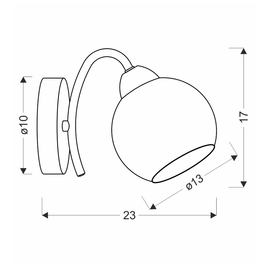 Бра NESTOR 1xE27/40W/230V латунь