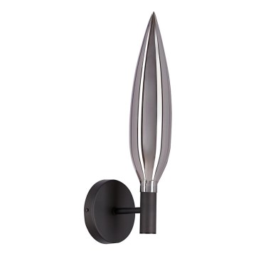 Бра NORDIC 1xG9/5W/230V чёрный/дымчато-серый