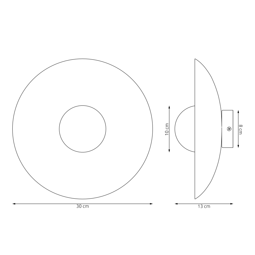 Бра VIBEZ 1xG9/8W/230V белое