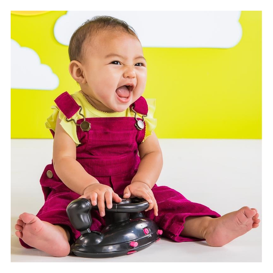 Брайт Стартс - Дитячий ходунок 3 в 1 ФОРД МАСТАНГ рожевий