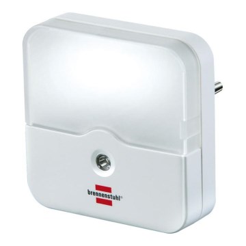 Brennenstuhl - Навігаційний LED світильник з датчиком в розетку LED/0,85W/230V