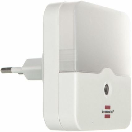 Brennenstuhl - Светодиодный навигационный светильник в розетку с датчиком LED/0,85W/230V 3000K