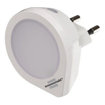 Brennenstuhl - Світильник орієнтації з датчиком для розетки LED/0,2W/230V