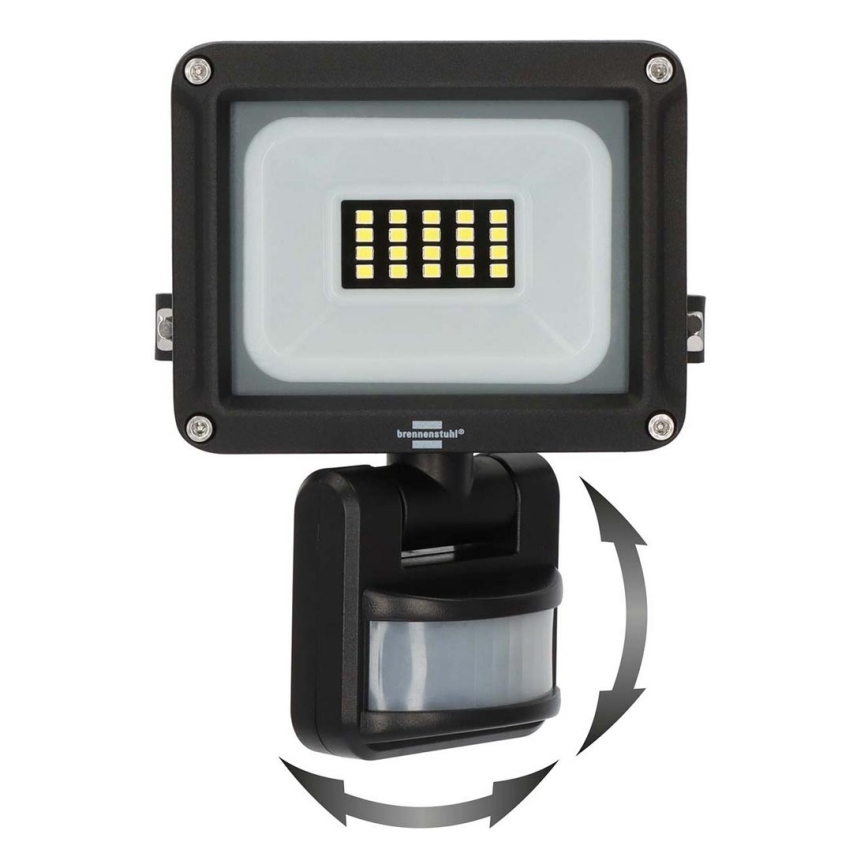 Brennenstuhl - Вуличний світлодіодний прожектор з датчиком LED/10W/230V 6500K IP65