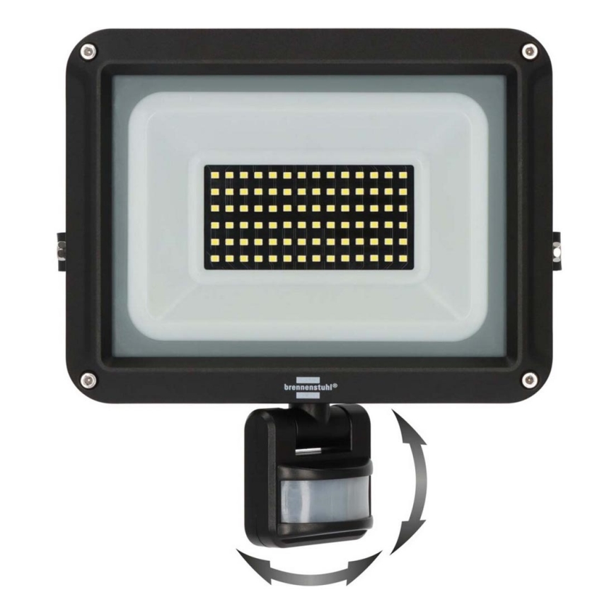 Brennenstuhl - Вуличний світлодіодний прожектор з датчиком LED/50W/230V 6500K IP65