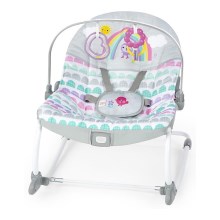 Bright Starts - Дитяче вібруюче крісло-гойдалка ROSY RAINBOW