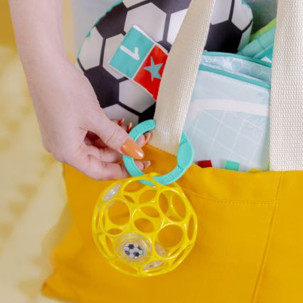 Bright Starts - Дитячий ігровий килимок OBALL GRIP & KICK 3xAA