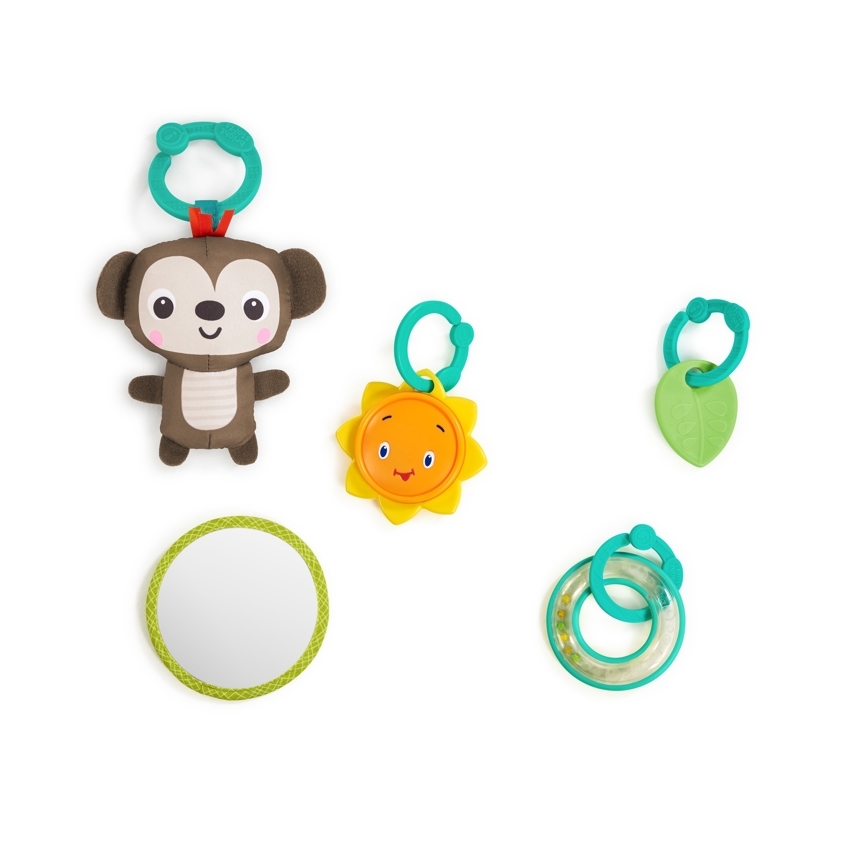 Bright Starts - Дитячий ігровий килимок SAFARI бірюзовий