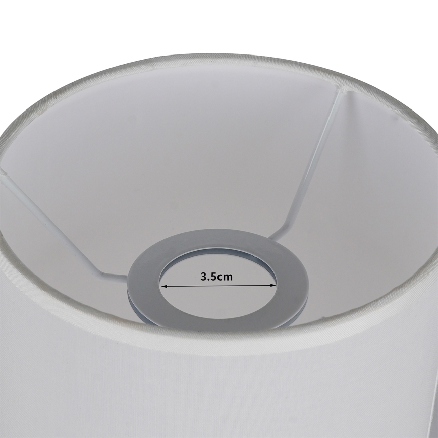 Brilagi - абажур для настільної лампи TABLON E27, діаметр 14 см, білий