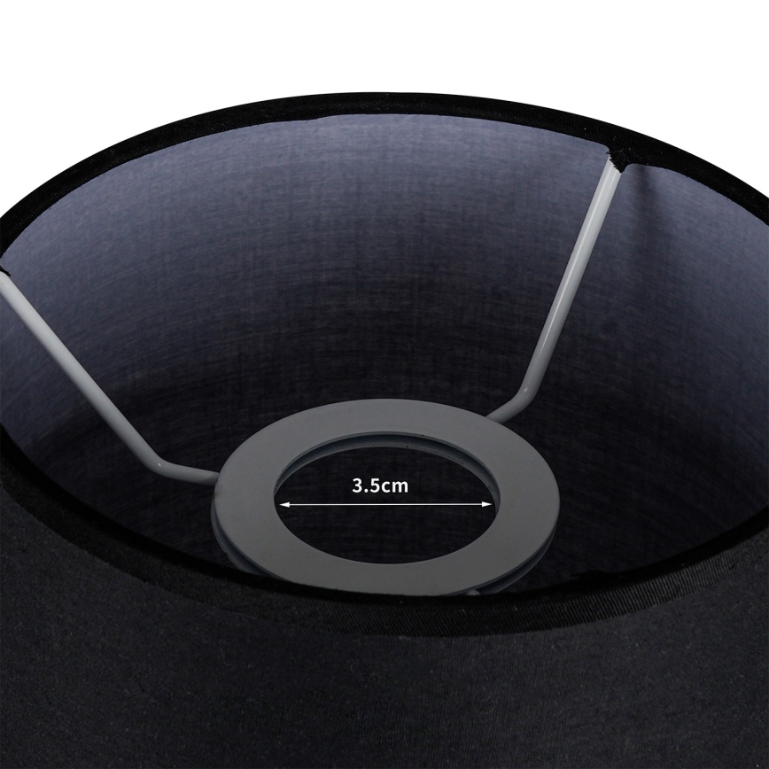 Brilagi - Абажур для настольной лампы TABLON E27, Ø 14 см, чёрный