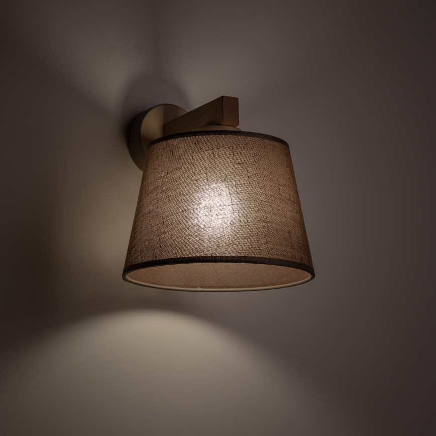 Brilagi - Бра LATTE SABIA 1xE27/60W/230V сосна/коричневый