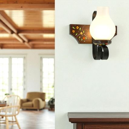 Brilagi - Бра QUEEN 1xE14/40W/230V бук/венге