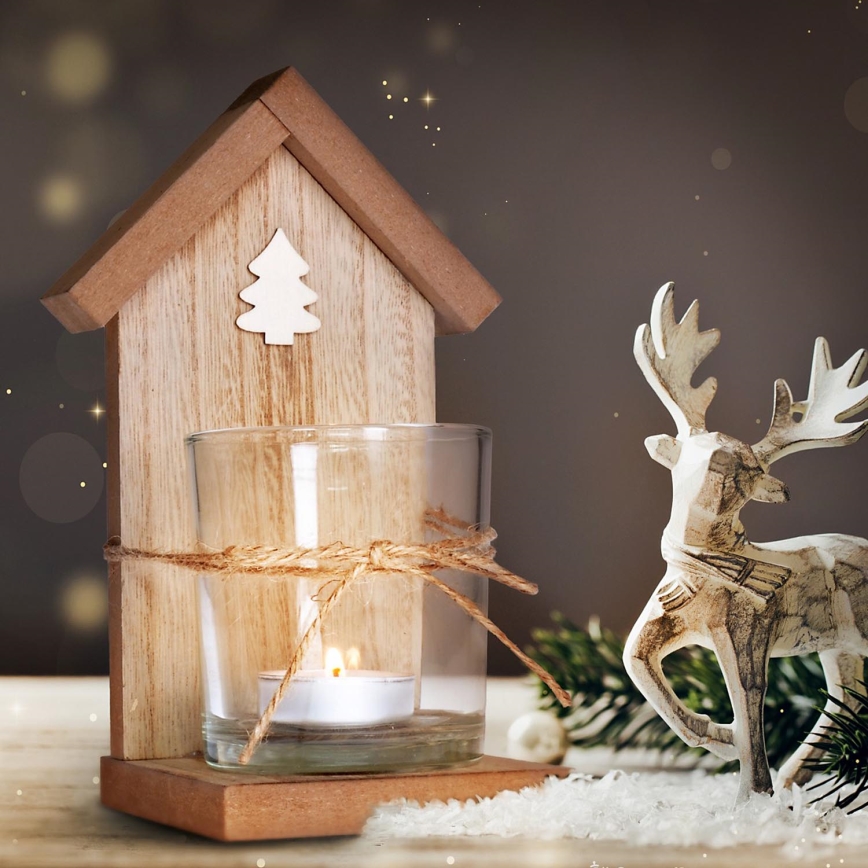 Brilagi - Деревянный подсвечник для чайной свечи