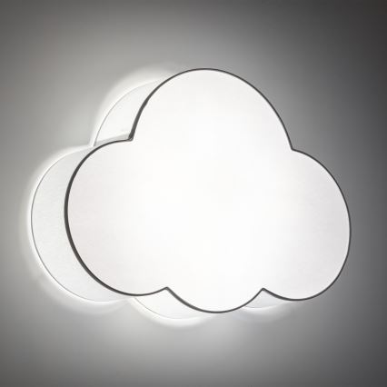 Brilagi - Детский потолочный светильник NIMBUS 4xE27/15W/230V 46x63 см серый
