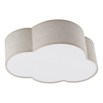 Brilagi - Детский потолочный светильник NIMBUS LINEN 2xE27/15W/230V бежевый