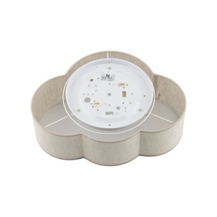 Brilagi - Детский потолочный светильник NIMBUS LINEN 2xE27/15W/230V бежевый