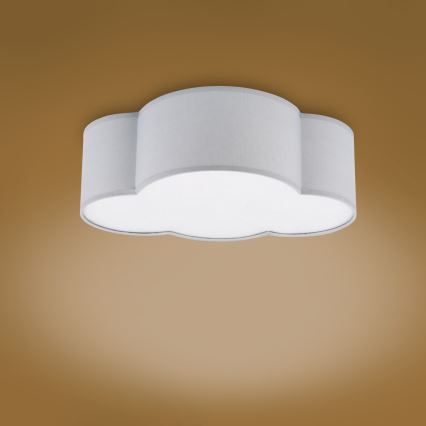 Brilagi - Детский потолочный светильник NIMBUS MINI 2xE27/15W/230V серый