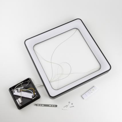 Brilagi - LED диммируемая люстра на тросе FALCON II LED/125W/230V 3000-6500K 60x60 cm черная + пульт дистанционного управления