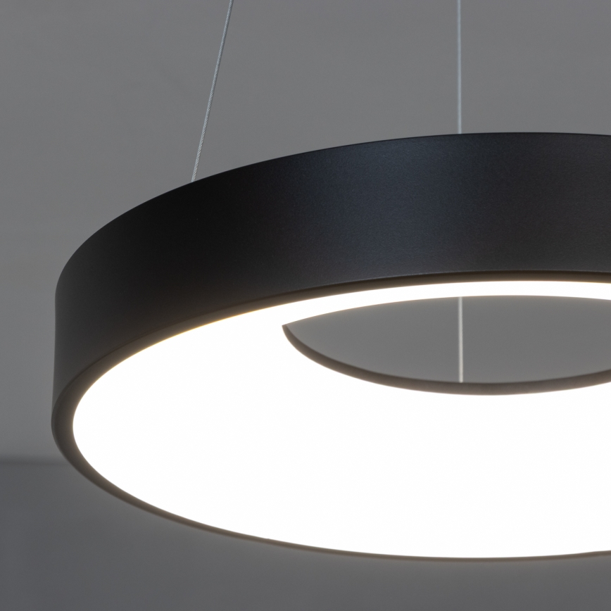 Brilagi - LED диммируемая подвесная люстра на тросе FALCON II LED/67W/230V 3000-6500K Ø 40 см черная + пульт дистанционного управления