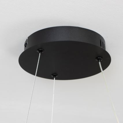 Brilagi - LED диммируемая подвесная люстра на тросе FALCON II LED/67W/230V 3000-6500K Ø 40 см черная + пульт дистанционного управления