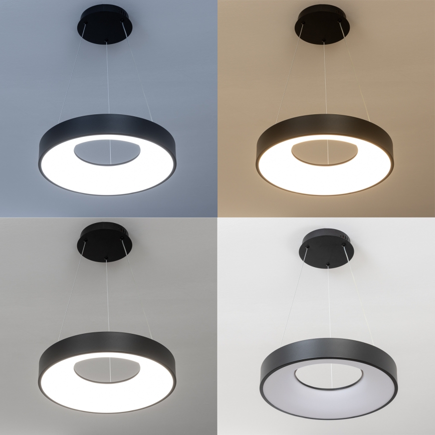 Brilagi - LED диммируемая подвесная люстра на тросе FALCON II LED/67W/230V 3000-6500K Ø 40 см черная + пульт дистанционного управления