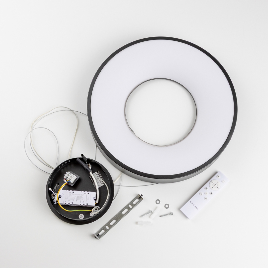 Brilagi - LED диммируемая подвесная люстра на тросе FALCON II LED/67W/230V 3000-6500K Ø 40 см черная + пульт дистанционного управления