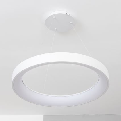 Brilagi - Диммируемая светодиодная люстра на тросе FALCON II LED/99W/230V 3000-6500K Ø 60 см белая + пульт дистанционного управления