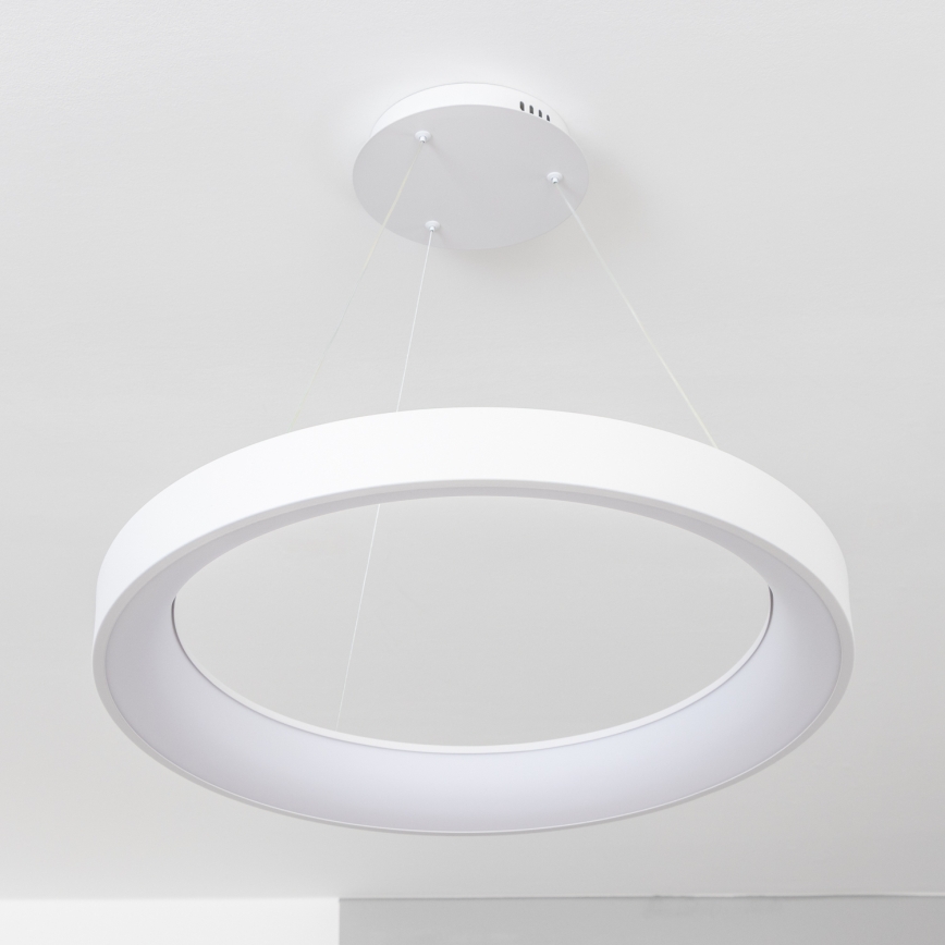 Brilagi - Диммируемая светодиодная люстра на тросе FALCON II LED/99W/230V 3000-6500K Ø 60 см белая + пульт дистанционного управления