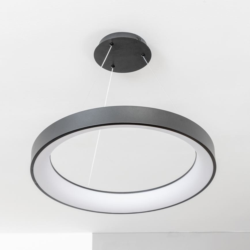 Brilagi - Диммируемая LED-люстра на тросе FALCON II, 99 Вт / 230 В, 3000–6500 K, диаметр 60 см, чёрная + пульт дистанционного управления