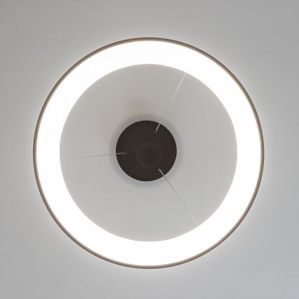 Brilagi - Диммируемая LED-люстра на тросе FALCON II, 99 Вт / 230 В, 3000–6500 K, диаметр 60 см, чёрная + пульт дистанционного управления