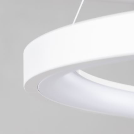 Brilagi - Диммируемая LED-подвесная люстра на тросе FALCON SLIM LED/42W/230V 3000-6500K диаметр 50 см белая + пульт дистанционного управления